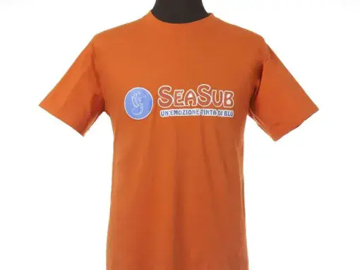 T-shirt arancione